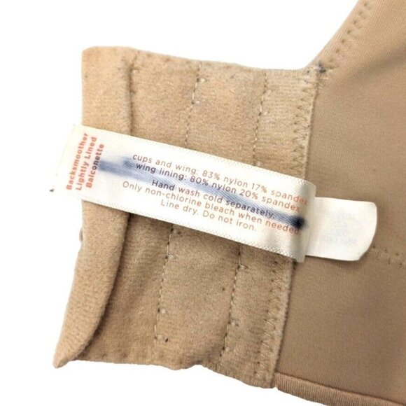 Lane Bryant Cacique Bra Backsmoother Lightly Lined Balconette 50DD Cafe Mocha - Picture 9 of 9